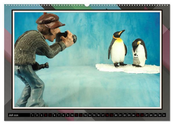 Produktbild: Fotograf auf Pirsch - ein Kinderkalender (hochwertiger Premium Wandkalender 2026 DIN A2 quer), Kunstdruck in Hochglanz