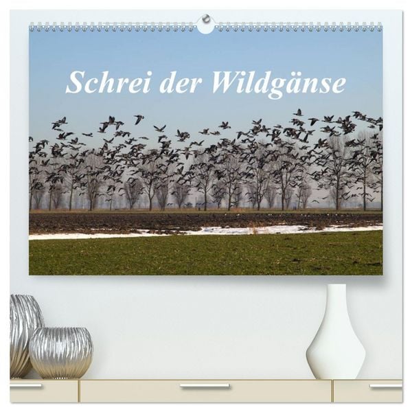 Produktbild: Schrei der Wildg&auml;nse (hochwertiger Premium Wandkalender 2026 DIN A2 quer), Kunstdruck in Hochglanz