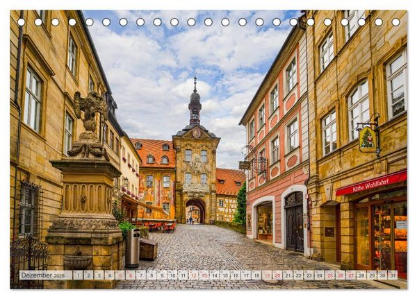 Produktbild: Bamberg Impressionen (Tischkalender 2026 DIN A5 quer), CALVENDO Monatskalender