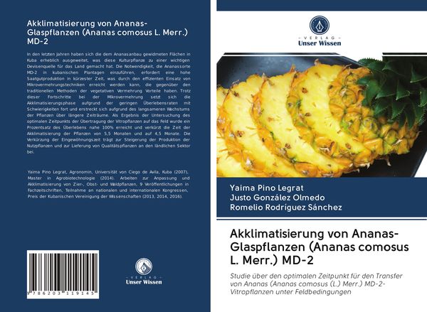 Produktbild: Akklimatisierung von Ananas-Glaspflanzen (Ananas comosus L. Merr.) MD-2
