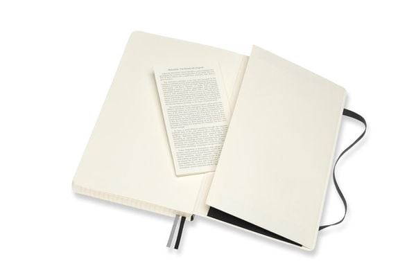 Produktbild: Moleskine Notizbuch Large/A5, Kariert, Erweiterte Seitenanzahl, Schwarz