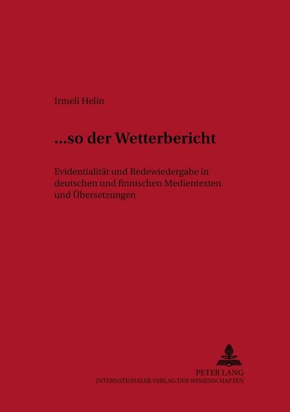 Produktbild: ... &laquo;so der Wetterbericht&raquo;
