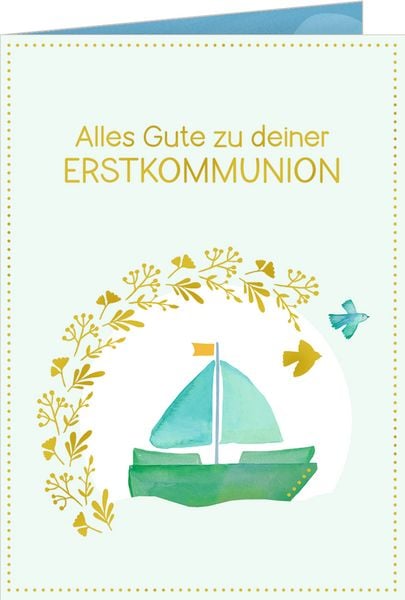 Produktbild: Pop-up-Gru&szlig;karte &ndash; Alles Gute zu deiner Erstkommunion