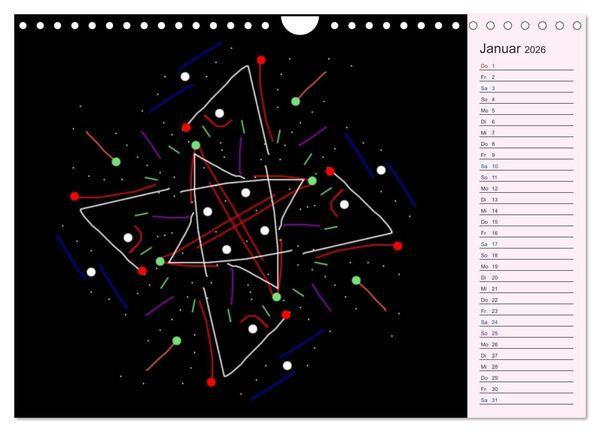 Produktbild: Filigran - Mandalas (Wandkalender 2026 DIN A4 quer), CALVENDO Monatskalender