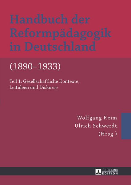Produktbild: Handbuch der Reformpaedagogik in Deutschland (1890&ndash;1933)