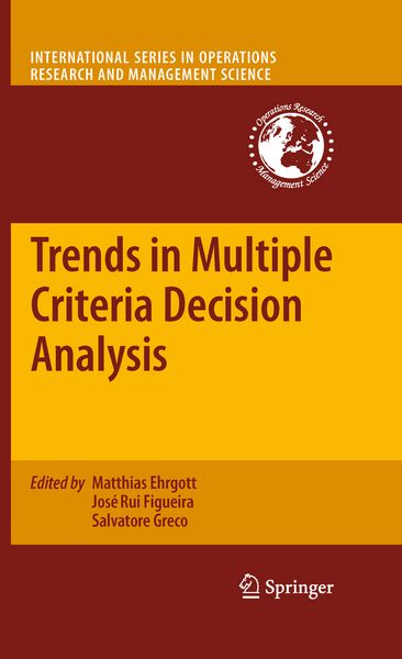 Produktbild: Trends in Multiple Criteria Decision Analysis
