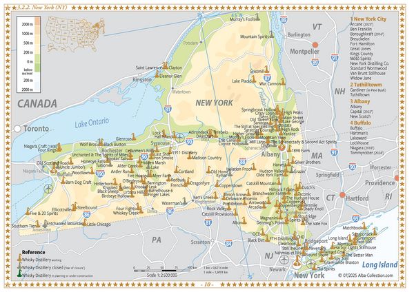 Produktbild: Whisky Atlas North America 2025