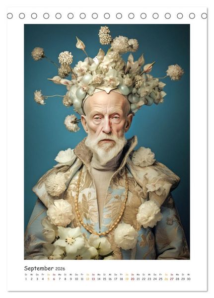 Produktbild: Au&szlig;ergew&ouml;hnliche Portraits (Tischkalender 2026 DIN A5 hoch), CALVENDO Monatskalender