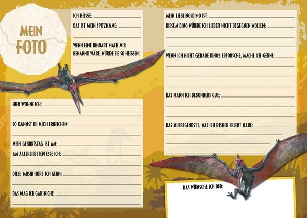 Produktbild: Jurassic World: Freundebuch