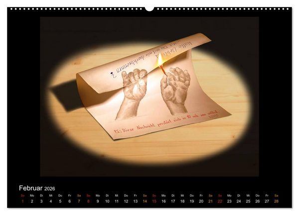 Produktbild: optische T&auml;uschungen 2026 (Wandkalender 2026 DIN A2 quer), CALVENDO Monatskalender