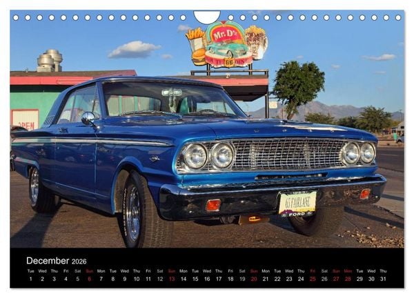 Produktbild: Route 66 in the Southwest (UK-Version) (Wall Calendar 2026 DIN A4 landscape), CALVENDO 12 Month Wall Calendar