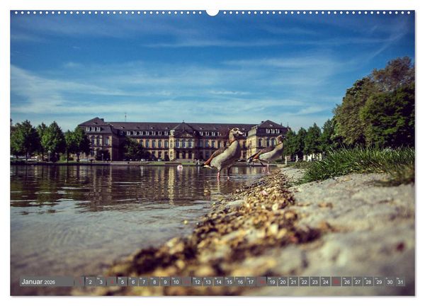Produktbild: Stuttgart - Bilder einer Stadt 2026 (Wandkalender 2026 DIN A2 quer), CALVENDO Monatskalender