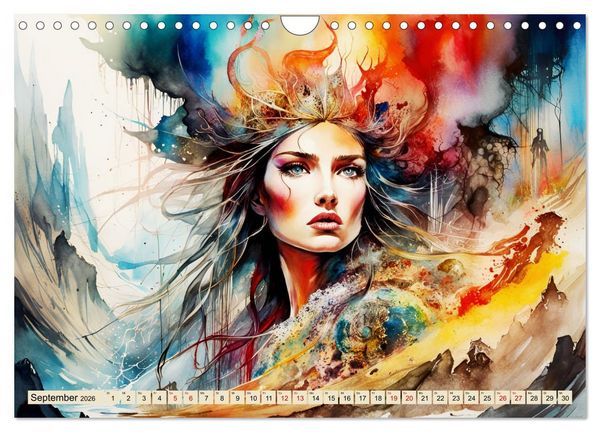 Produktbild: Wilde Ladys (Wandkalender 2026 DIN A4 quer), CALVENDO Monatskalender