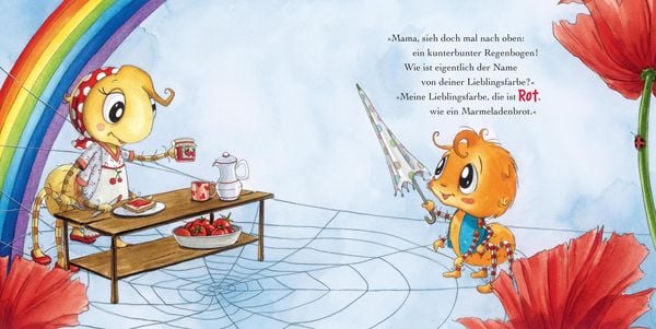 Produktbild: Die kleine Spinne Widerlich und die Regenbogenfarben (Pappbilderbuch)