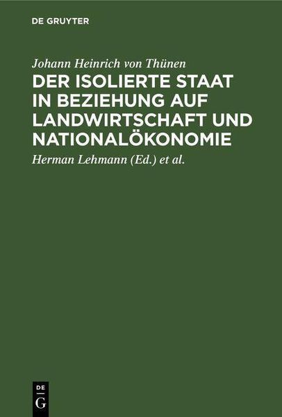 Produktbild: Der isolierte Staat in Beziehung auf Landwirtschaft und National&ouml;konomie