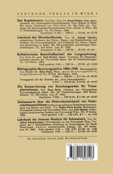 Produktbild: Sechste &Ouml;sterreichische &Auml;rztetagung Salzburg, 4. bis 6. September 1952