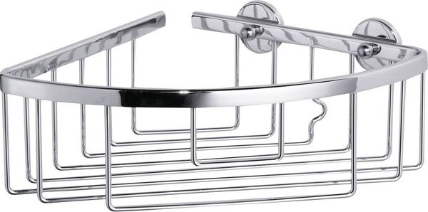 Tesa 40200-00000-00 ALUXX Eckduschkorb Klebstoff Chrom (glänzend)