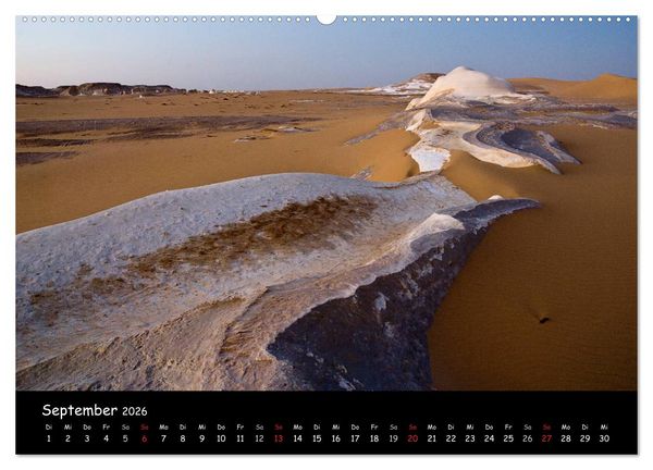 Produktbild: Weisse W&uuml;ste &Auml;gypten (Wandkalender 2026 DIN A2 quer), CALVENDO Monatskalender