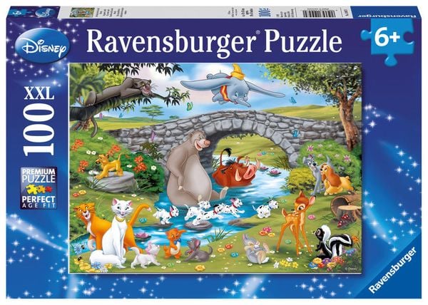 Puzzle Ravensburger Die Familie der Animal Friends 100 Teile XXL