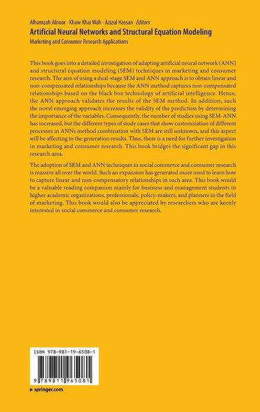 Produktbild: Artificial Neural Networks and Structural Equation Modeling