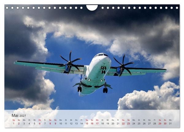 Produktbild: Flugzeuge &uuml;ber den Wolken (Wandkalender 2027 DIN A4 quer), CALVENDO Monatskalender