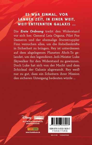 Produktbild: Star Wars: Die letzten Jedi (Jugendroman zum Film)