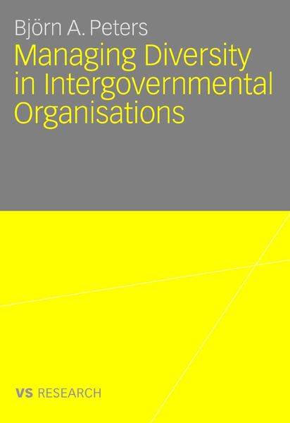 Produktbild: Managing Diversity in Intergovernmental Organisations