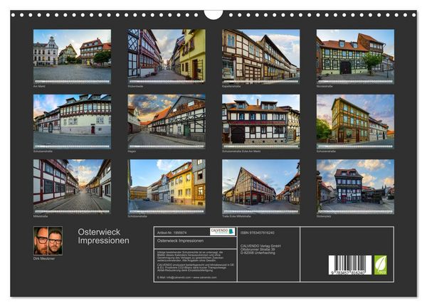 Produktbild: Osterwieck Impressionen (Wandkalender 2026 DIN A3 quer), CALVENDO Monatskalender