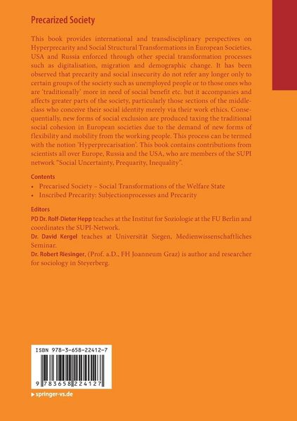 Produktbild: Precarized Society