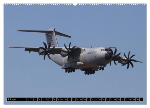 Produktbild: Augenblicke in der Luft: Airbus A400M (hochwertiger Premium Wandkalender 2026 DIN A2 quer), Kunstdruck in Hochglanz