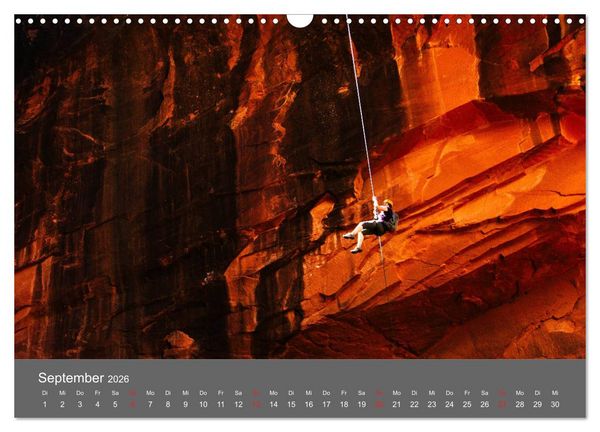 Produktbild: Bergsteigen - Extremsport am Limit (Wandkalender 2026 DIN A3 quer), CALVENDO Monatskalender
