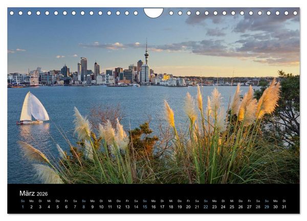 Produktbild: Traumziel Neuseeland 2026 (Wandkalender 2026 DIN A4 quer), CALVENDO Monatskalender