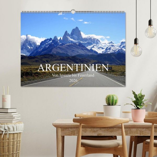 Produktbild: Argentinien - Von Iguazu bis Feuerland (Wandkalender 2026 DIN A2 quer), CALVENDO Monatskalender