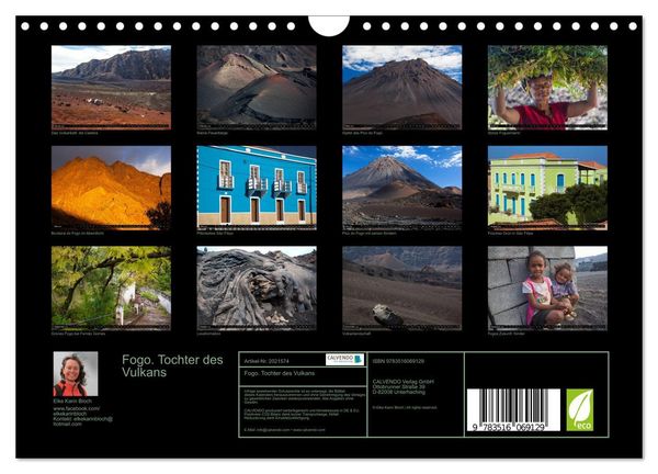 Produktbild: Fogo. Tochter des Vulkans (Wandkalender 2026 DIN A4 quer), CALVENDO Monatskalender