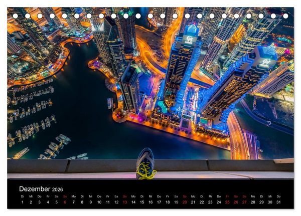 Produktbild: Dubai in Bildern (Tischkalender 2026 DIN A5 quer), CALVENDO Monatskalender