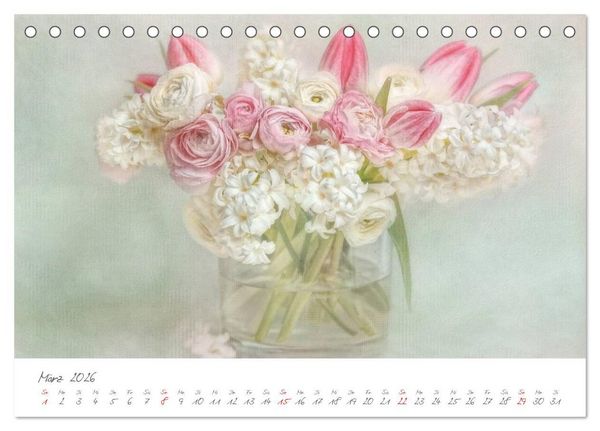 Produktbild: Bl&uuml;ten Poesie (Tischkalender 2026 DIN A5 quer), CALVENDO Monatskalender