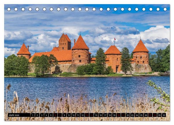 Produktbild: Entdeckungen im Baltikum (Tischkalender 2026 DIN A5 quer), CALVENDO Monatskalender