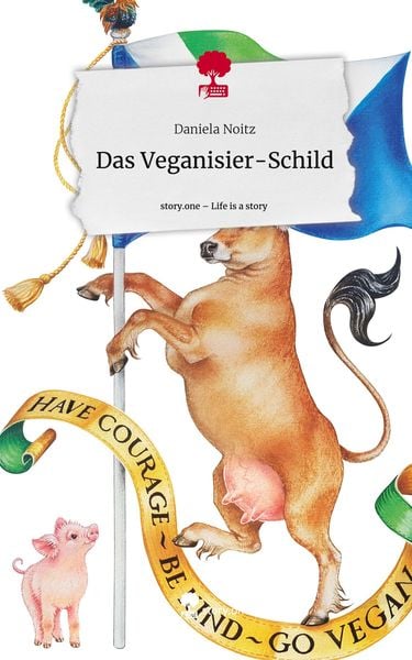 Produktbild: Das Veganisier-Schild. Life is a Story - story.one