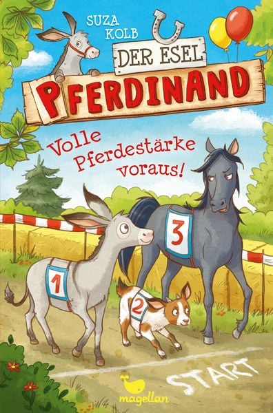 Der Esel Pferdinand - Volle Pferdestärke voraus!, Gebundene Ausgabe von Suza Kolb, Magellan, 978-3-7348-4102-6