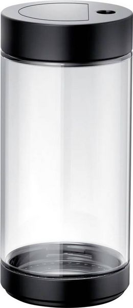 Produktbild: Siemens Glasmilchbeh&auml;lter f&uuml;r Kaffeevollautomaten EQ500, EQ700 classic und EQ6 plus TZ80008 Milchk&auml;nnchen Schwarz, Transparent