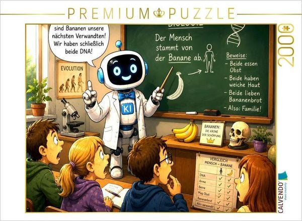 CALVENDO Puzzle Menschen und Bananen | 2000 Teile Lege-Größe 90 × 67 cm Foto-Puzzle für glückliche Stunden