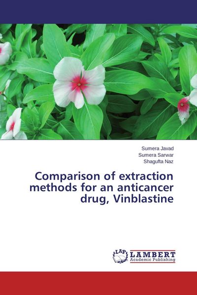Produktbild: Comparison of extraction methods for an anticancer drug, Vinblastine