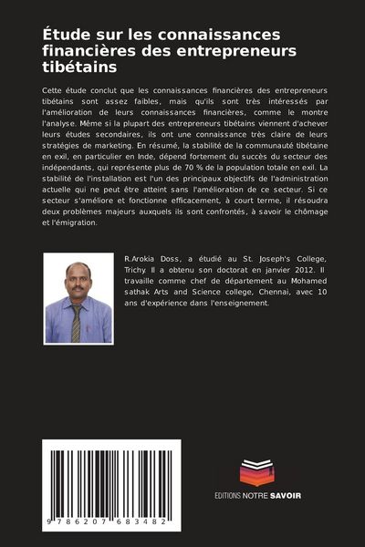 Produktbild: &Eacute;tude sur les connaissances financi&egrave;res des entrepreneurs tib&eacute;tains