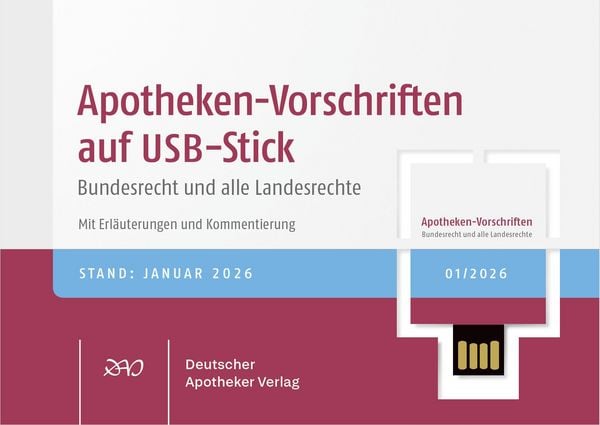 Produktbild: Apotheken-Vorschriften auf USB-Stick