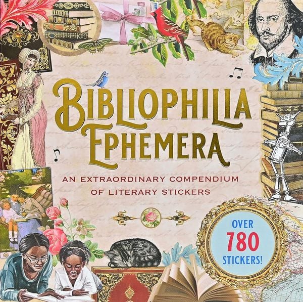 Produktbild: Bibliophilia Ephemera Sticker Book (Over 780 Stickers)