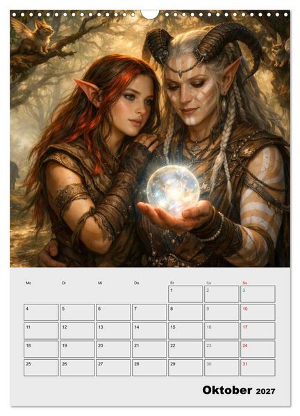 Produktbild: Mythische Gef&auml;hrten (Wandkalender 2027 DIN A3 hoch), CALVENDO Monatskalender