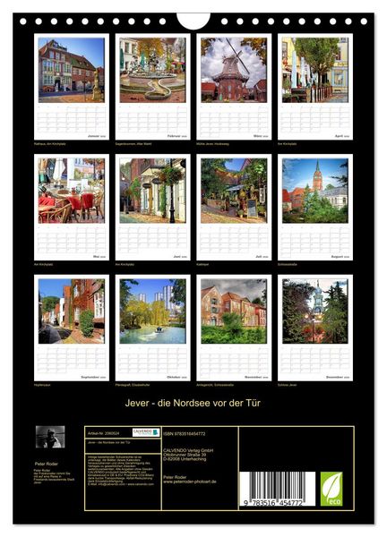 Produktbild: Jever - die Nordsee vor der T&uuml;r (Wandkalender 2026 DIN A4 hoch), CALVENDO Monatskalender