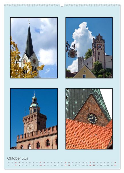Produktbild: Uhr-Zeiten (Wandkalender 2026 DIN A2 hoch), CALVENDO Monatskalender