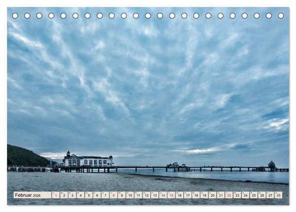 Produktbild: Urlaubsparadies R&uuml;gen (Tischkalender 2026 DIN A5 quer), CALVENDO Monatskalender