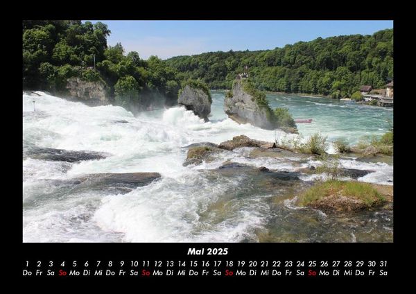 Produktbild: Wasserf&auml;lle 2025 Fotokalender DIN A3